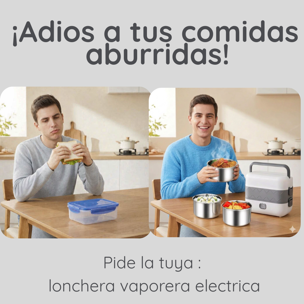 Lonchera vaporera electrica